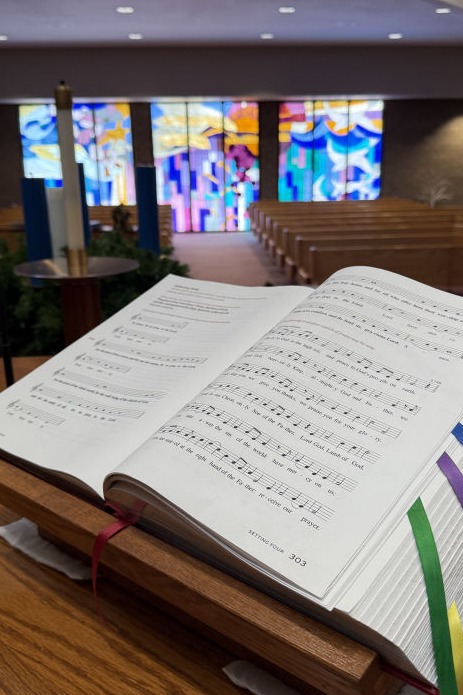 Bethel Lutheran Church Graettinger Iowa ELCA Altar Hymnal Morphew Photo