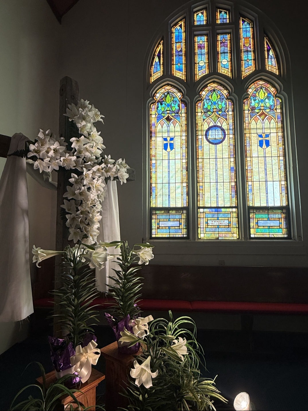 Wallingford Lutheran Church Iowa ELCA Stained Glass Morphew Photo